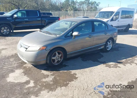 2008 Honda Civic Lx z USA, uszkodzony, nr VIN 1HGFA16558L043941